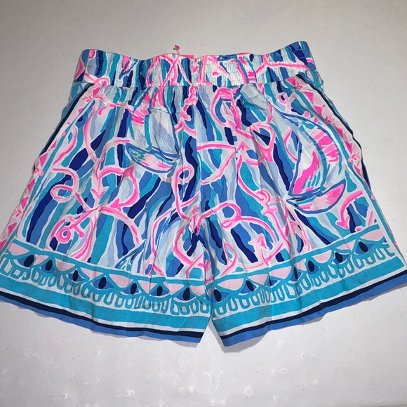 Lilly Pulitzer NWT Neilah Shorts Reel Nauti $78 - Picture 3 of 13